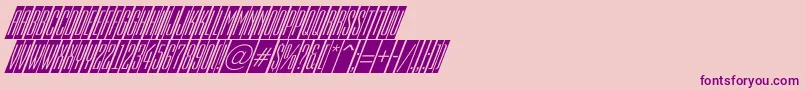 AEmpirialcmdnobl Font – Purple Fonts on Pink Background