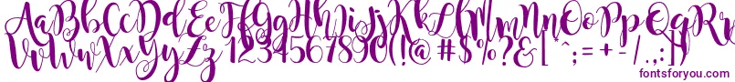 MagnoliaSky Font – Purple Fonts