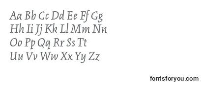 Review of the KinesisstdItalic Font