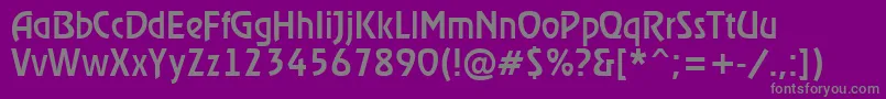 Police RewindermediumRegular – polices grises sur fond violet