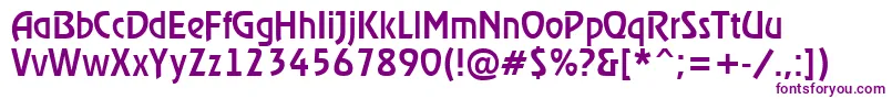 RewindermediumRegular-fontti – violetit fontit valkoisella taustalla