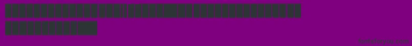 Czcionka FatShanghai – czarne czcionki na fioletowym tle