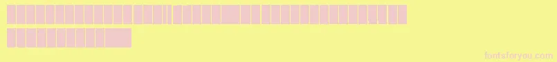 Шрифт FatShanghai – розовые шрифты на жёлтом фоне