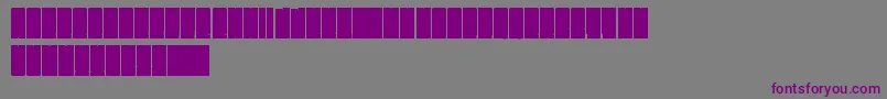 Шрифт FatShanghai – фиолетовые шрифты на сером фоне