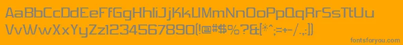 VibrocenVibrocen3 Font – Gray Fonts on Orange Background
