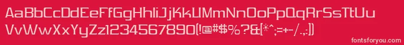 VibrocenVibrocen3 Font – Pink Fonts on Red Background