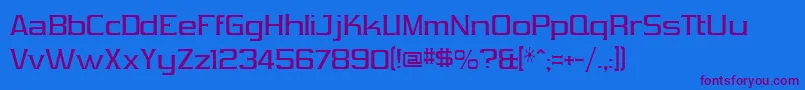 VibrocenVibrocen3 Font – Purple Fonts on Blue Background