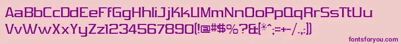 VibrocenVibrocen3 Font – Purple Fonts on Pink Background