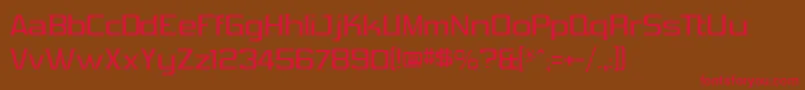 VibrocenVibrocen3 Font – Red Fonts on Brown Background