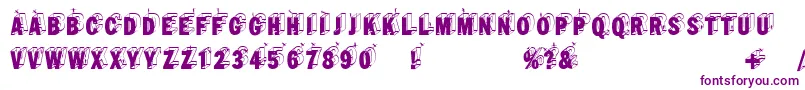 Wirewalkersvertigo Font – Purple Fonts on White Background