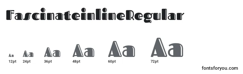 FascinateinlineRegular Font Sizes