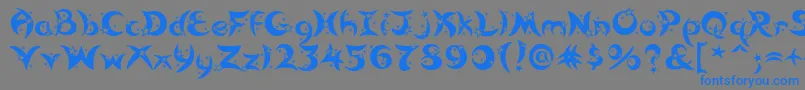More about Moonlight Font Moonlight Font – Blue Fonts on Gray Background