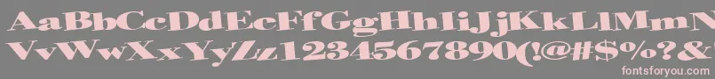 Helterskelter Font – Pink Fonts on Gray Background
