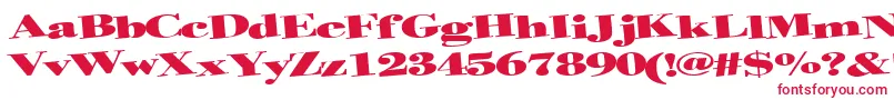 Helterskelter Font – Red Fonts on White Background