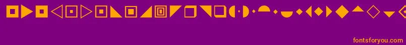 CindyStars Font – Orange Fonts on Purple Background