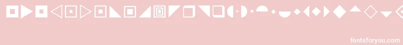 CindyStars-Schriftart – Weiße Schriften auf rosa Hintergrund