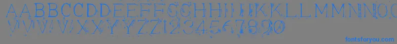 Appendi3 Font – Blue Fonts on Gray Background