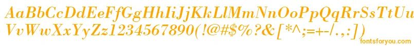 BodoniLtItalic Font – Orange Fonts