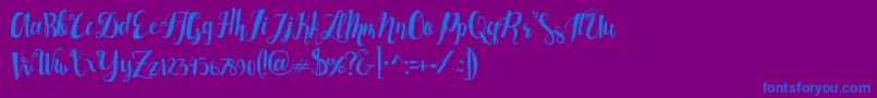 Más sobre la fuente Lasermetal fuente Lasermetal – Fuentes Azules Sobre Fondo Morado