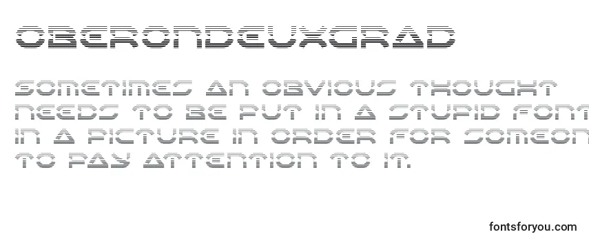 Oberondeuxgrad Font