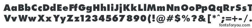 Шрифт FuturaExtraBlackNormal – шрифты для вывесок