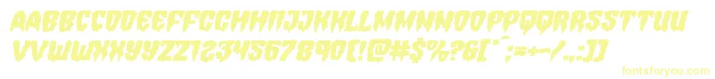 Hemogoblinexpandital Font – Yellow Fonts
