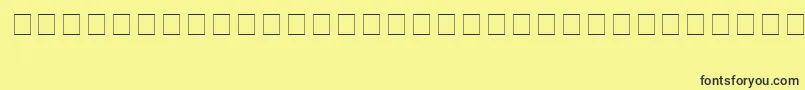 Ac1Star Font – Black Fonts on Yellow Background