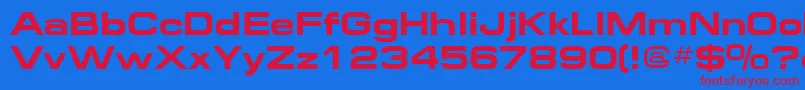 Więcej informacji o czcionce Federation2 Czcionka Federation2 – czerwone czcionki na niebieskim tle