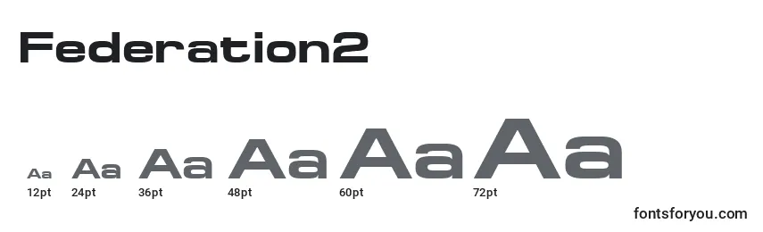 Federation2 Font Sizes