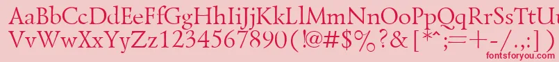 LazurskyPlain.001.001-Schriftart – Rote Schriften auf rosa Hintergrund