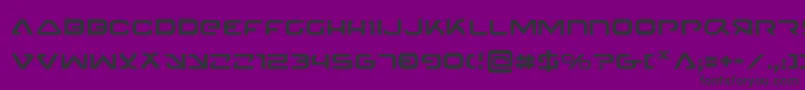 4114Blaster Font – Black Fonts on Purple Background