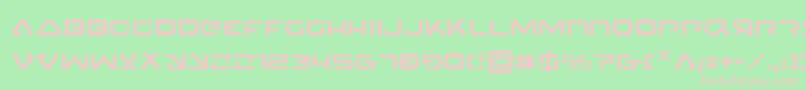 4114Blaster Font – Pink Fonts on Green Background
