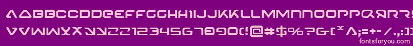 4114Blaster Font – Pink Fonts on Purple Background