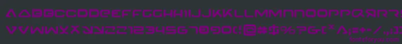 4114Blaster Font – Purple Fonts on Black Background