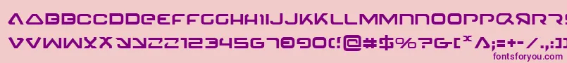 4114Blaster Font – Purple Fonts on Pink Background