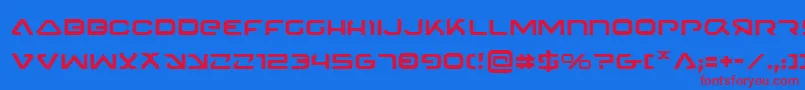 More about 4114Blaster Font 4114Blaster Font – Red Fonts on Blue Background