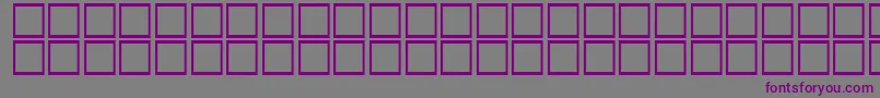 Шрифт AlAser – фиолетовые шрифты на сером фоне