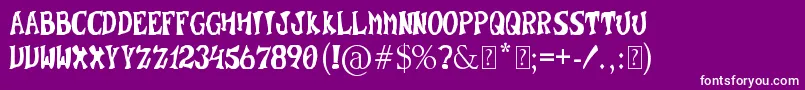 More about SuperWumpa Font SuperWumpa Font – White Fonts on Purple Background