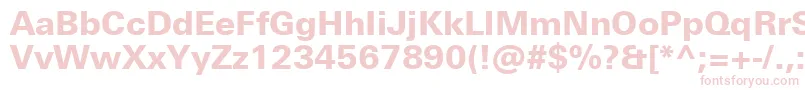 UniversNextProHeavy Font – Pink Fonts on White Background