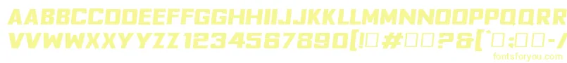 FyodorBoldexpandedoblique Font – Yellow Fonts