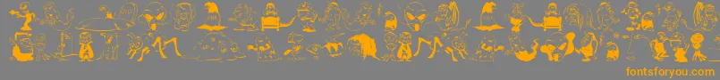 Más sobre la fuente Strangersinthenighttwo fuente Strangersinthenighttwo – Fuentes Naranjas Sobre Fondo Gris