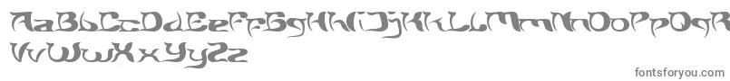 BrainStorm-fontti – harmaat kirjasimet valkoisella taustalla