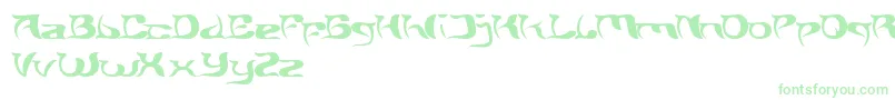 BrainStorm-fontti – vihreät fontit valkoisella taustalla