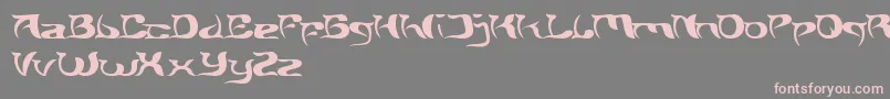 BrainStorm Font – Pink Fonts on Gray Background