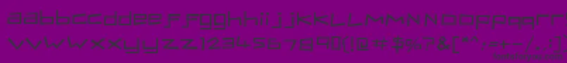 Bassist Font – Black Fonts on Purple Background