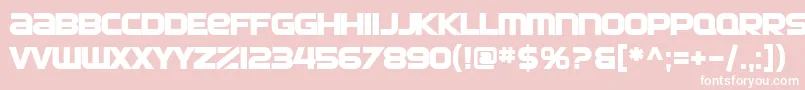 SfAutomatonBold Font – White Fonts on Pink Background