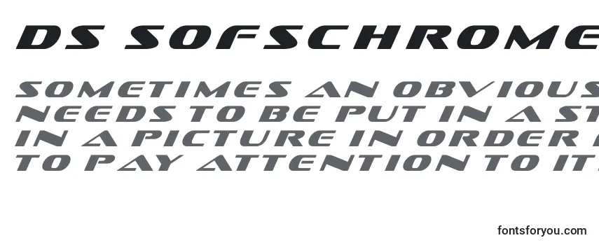 Шрифт Ds Sofschrome