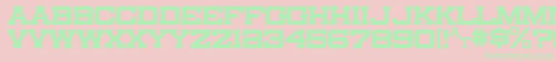 CanarsieSlabJl Font – Green Fonts on Pink Background