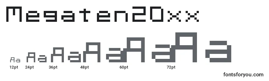 Megaten20xx (97662) Font Sizes