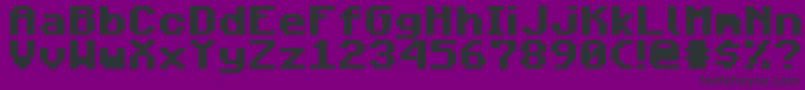 MojangBold Font – Black Fonts on Purple Background